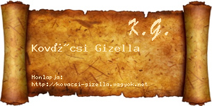 Kovácsi Gizella névjegykártya
